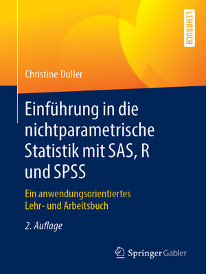 cover image of Einführung in die nichtparametrische Statistik mit SAS, R und SPSS